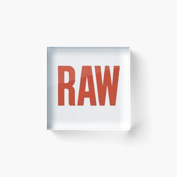 Item preview, RAW – Bold Red Typography Design designed and sold by alwaysyourshop2.