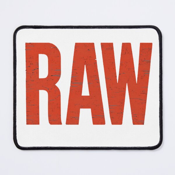 Item preview, RAW – Bold Red Typography Design designed and sold by alwaysyourshop2.
