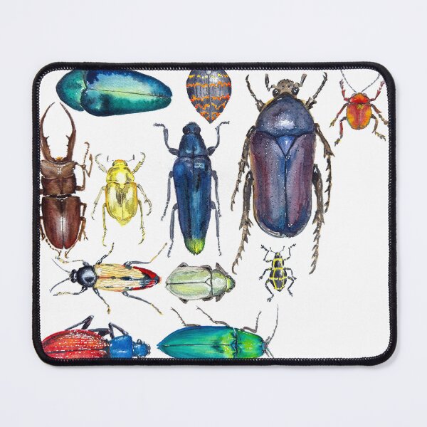Item preview, Watercolor metallic beetles designed and sold by Art by Heath Ogden.