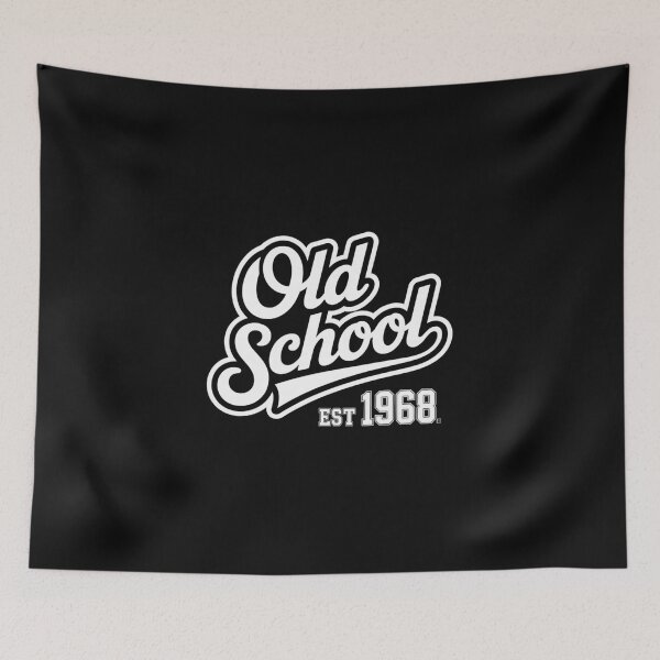 Item preview, Old School Est 1968 - Black and White Design designed and sold by Peter Stawicki.