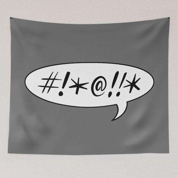 Item preview, Censored Profanity Retro 30s Cartoon Style designed and sold by skullislandprod.