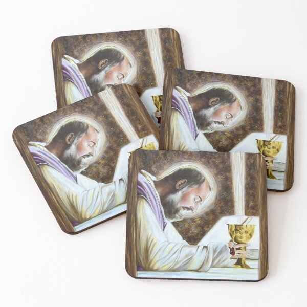 Item preview, Saint Padre Pio Catholic Priest oil painting designed and sold by Tahnja Wolter.