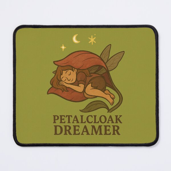 Item preview, Petal Cloak Dreamer – Sleeping Flower Fairy Sticker designed and sold by WitchPrint.