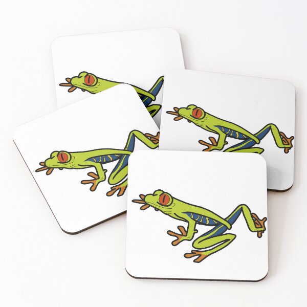 Item preview, red eye tree frog  designed and sold by littlemooshrum.