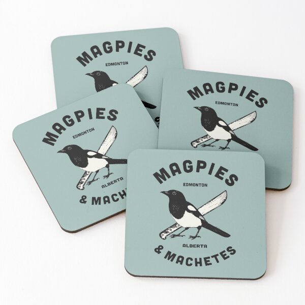 Item preview, Magpies & Machetes designed and sold by Murder of Crows.