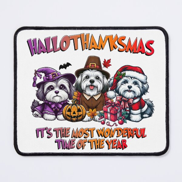 Item preview, Havanese Halloween Thanksgiving Christmas designed and sold by doodIllustrate.