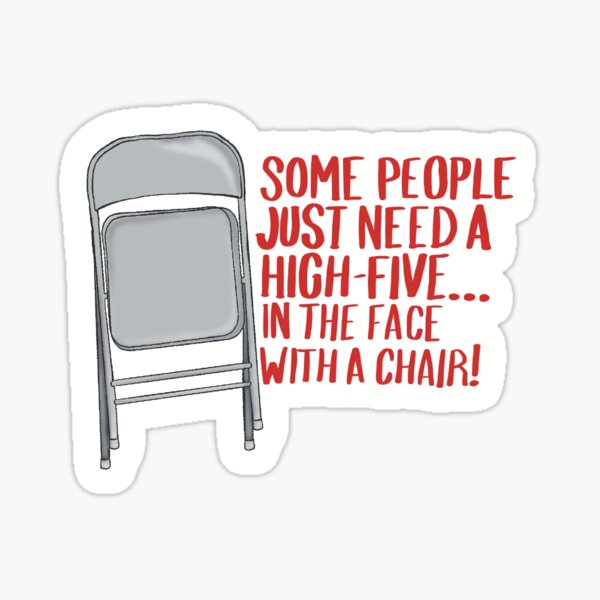 Item preview, High five! With a chair designed and sold by ALGDoodles.