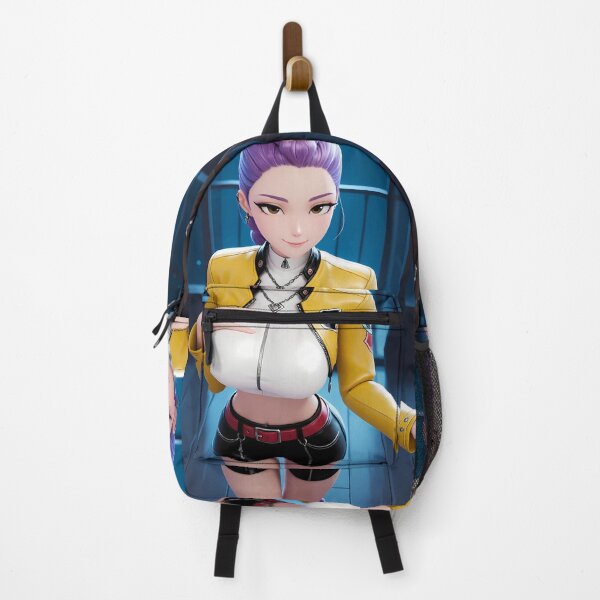 Item preview, KPop Demon Hunters Rumi Yellow Idol Jacket Black Shorts Night Gaze designed and sold by juniorcastros.