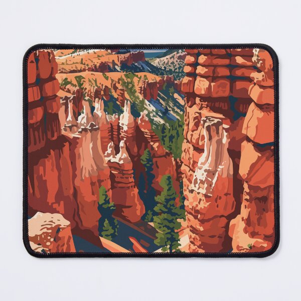 Item preview, Adventure Bryce Canyon Minimalist Art Illustration designed and sold by LVTFCOarts.