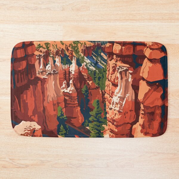 Item preview, Adventure Bryce Canyon Minimalist Art Illustration designed and sold by LVTFCOarts.