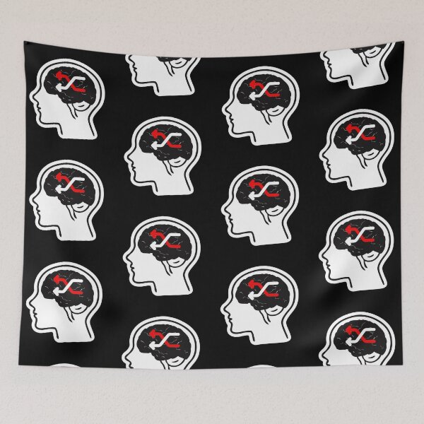 Item preview, ADHD Shuffle Brain – Funny Neurodivergent Quote Design - Black designed and sold by Fatamimosh.