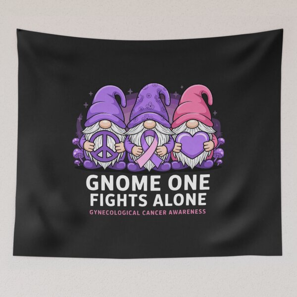 Item preview, Gnomies Gynecological Cancer Awareness Month Ribbon designed and sold by ConceptualVibes.