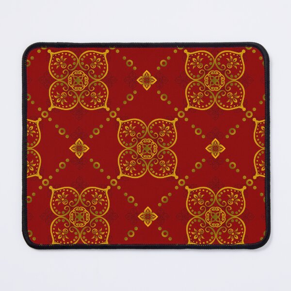 Item preview, Red & Gold Thai Ethnic Pattern designed and sold by Khwanchai.