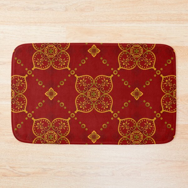 Item preview, Red & Gold Thai Ethnic Pattern designed and sold by Khwanchai.