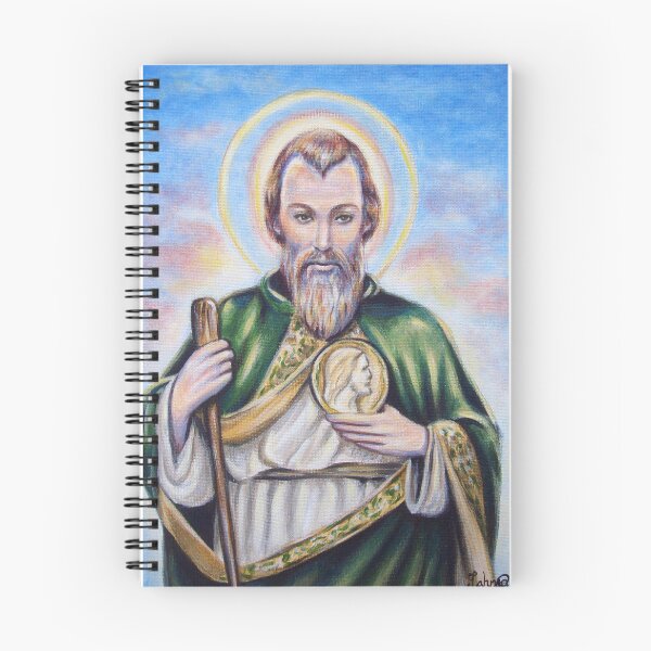Item preview, Saint Jude acrylic painting designed and sold by Tahnja Wolter.