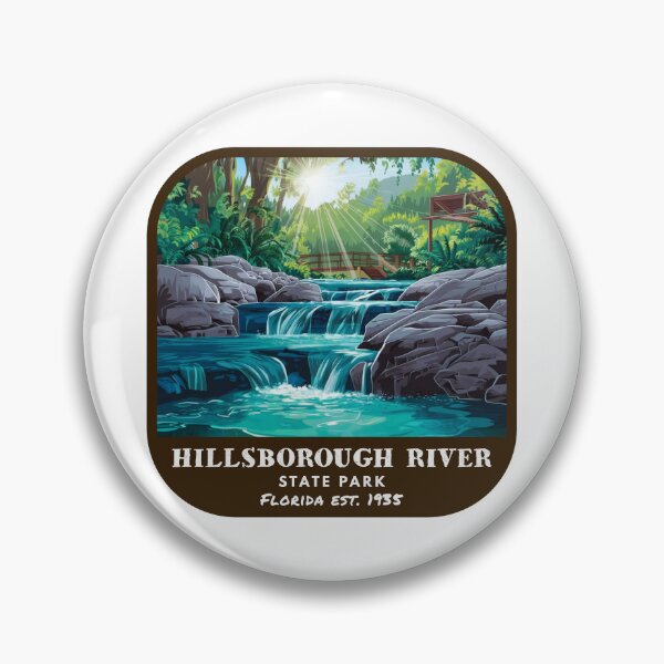 Item preview, Vintage Hillsborough River State Park (Florida State Park) designed and sold by RabbitK.
