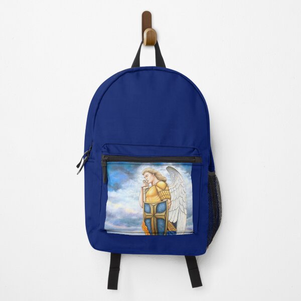 Item preview, Archangel Saint Michael acrylic painting designed and sold by Tahnja Wolter.