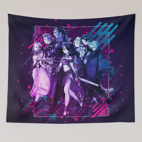 Item preview, Octopath Traveller | Modern Graphic Design designed and sold by Eroshi.