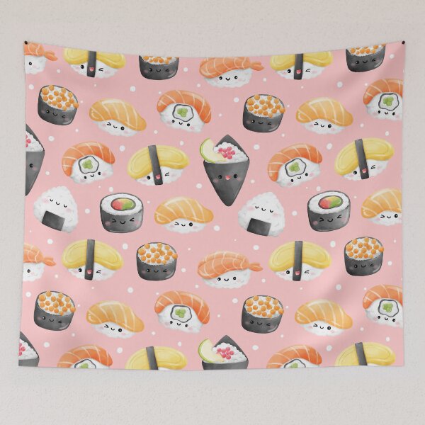 Item preview, Japanese snacks kawaii pattern designed and sold by Marti’s Shop Corner.