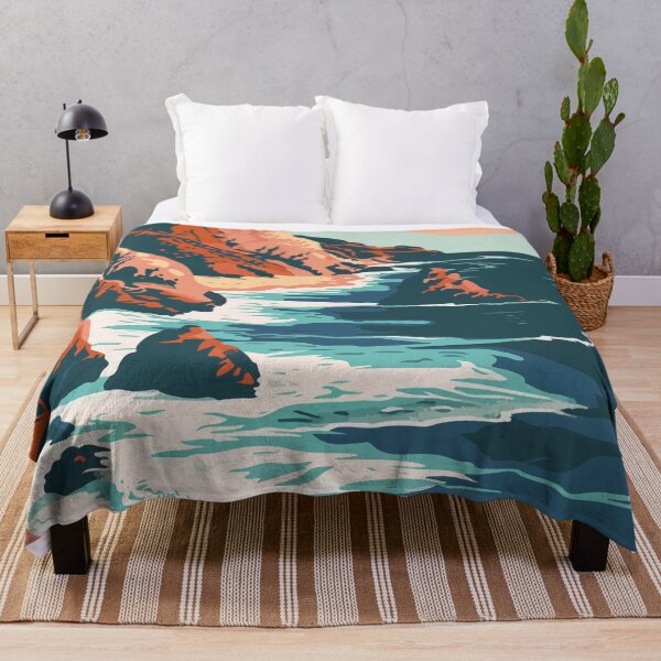 Item preview, Adventure Big Sur Minimalist Art Illustration designed and sold by LVTFCOarts.