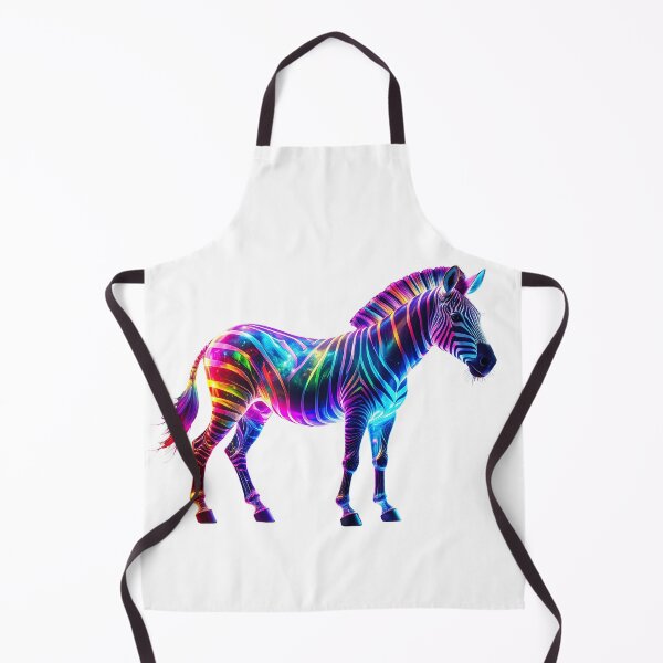 Item preview, Neon Galaxy Zebra Art – Vibrant Psychedelic Striped Animal Design designed and sold by GloriousArtSKD.