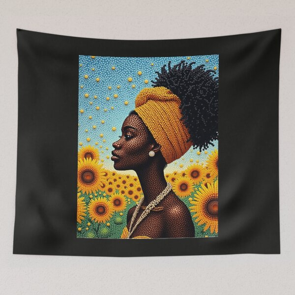 Item preview, Sun-Kissed Queen Among Sunflowers designed and sold by Textured Frequencies .