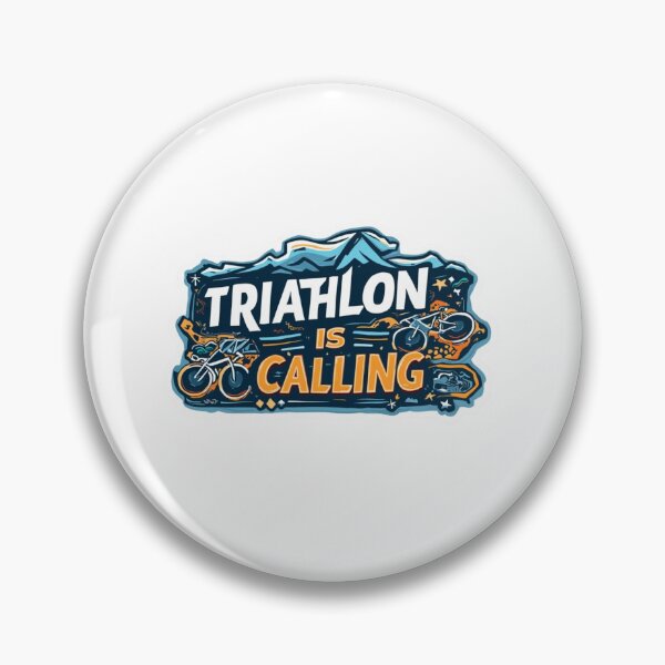 Item preview, Triathlon is Calling – Swim, Bike, Run Motivation Design designed and sold by Triathlongram.
