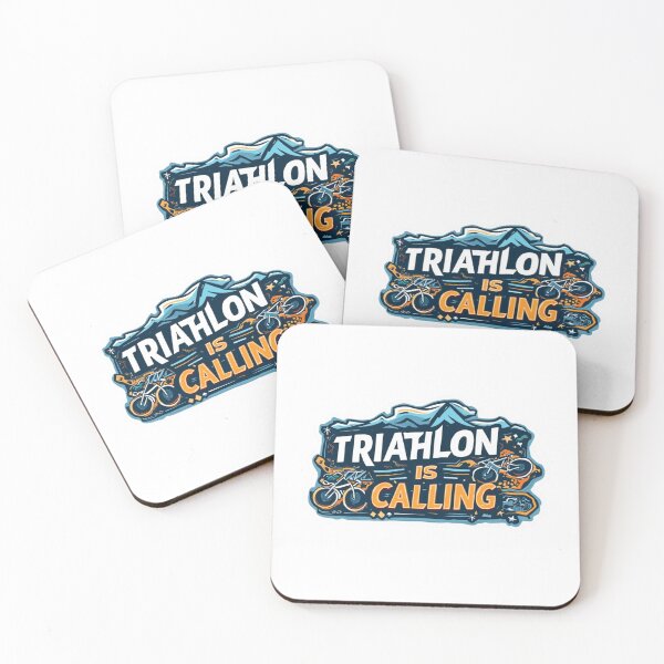Item preview, Triathlon is Calling – Swim, Bike, Run Motivation Design designed and sold by Triathlongram.