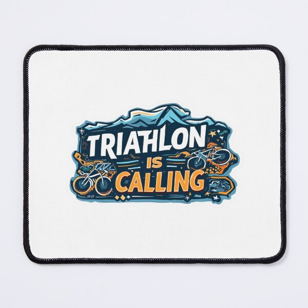 Item preview, Triathlon is Calling – Swim, Bike, Run Motivation Design designed and sold by Triathlongram.