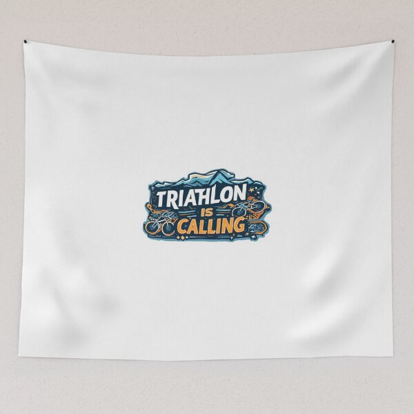 Item preview, Triathlon is Calling – Swim, Bike, Run Motivation Design designed and sold by Triathlongram.