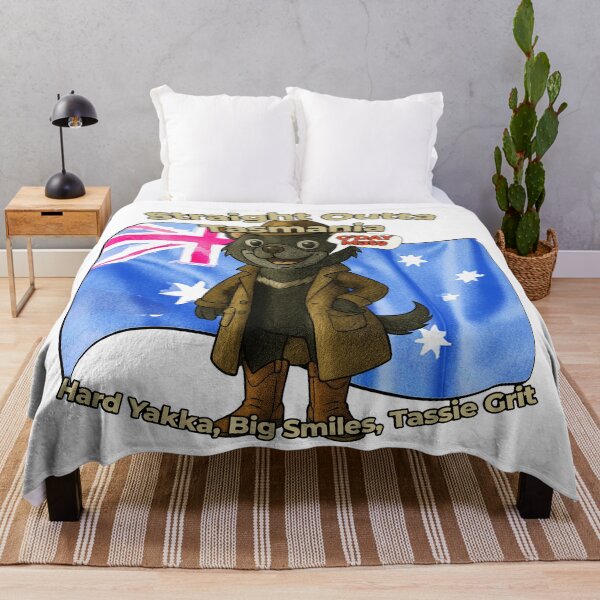 Item preview, Tasmanian Devil Cartoon – Straight Outta Tasmania Aussie Cowboy Design designed and sold by Michael van der Hoorn.