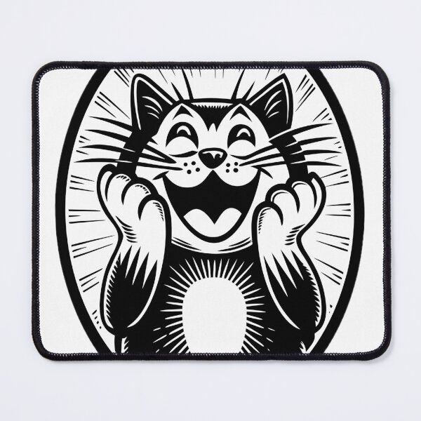 Item preview, Laughing Cat designed and sold by Mark and Heather.