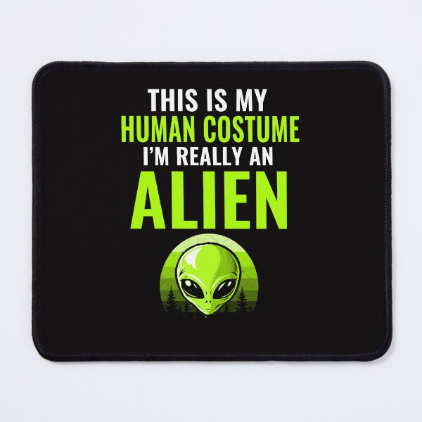 Item preview, This Is My Human Costume I'm Really An Alien Halloween Alien Costume designed and sold by HalloweenGift.
