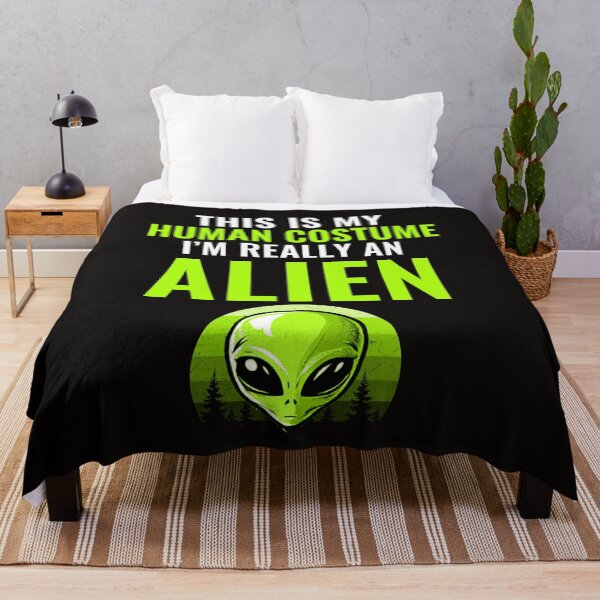 Item preview, This Is My Human Costume I'm Really An Alien Halloween Alien Costume designed and sold by HalloweenGift.