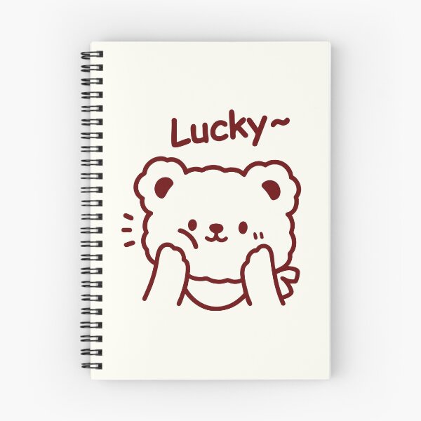 Item preview, Lucky Bear Doodle – Cute Minimalist Cartoon Art designed and sold by graphicnew.
