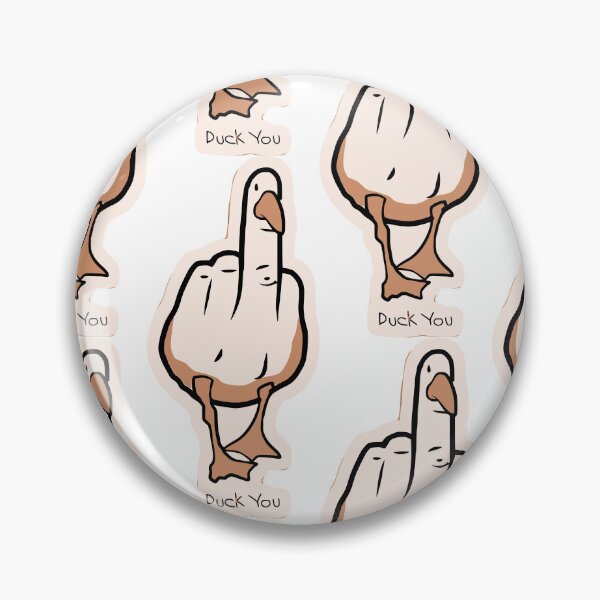 Artikelvorschau, Angry Duck T-Shirt – Lustiger unhöflicher Vogel mit Haltung entworfen und verkauft von Bigohobi.