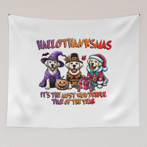 Item preview, Labrador Retriever Halloween Thanksgiving Christmas  designed and sold by doodIllustrate.