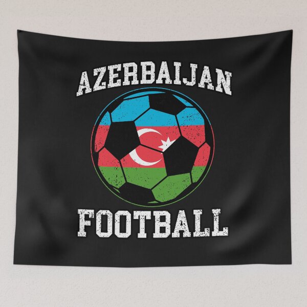 Item preview, SOCCER BALL - AZERBAIJAN | Soccer Fans and Teams for Men and Women t-shirt designed and sold by wallsandpatts.