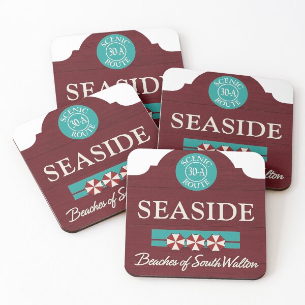 Item preview, Seaside Florida 30A Sign – Beaches of South Walton Vintage Graphic designed and sold by ArtSpireWorks.