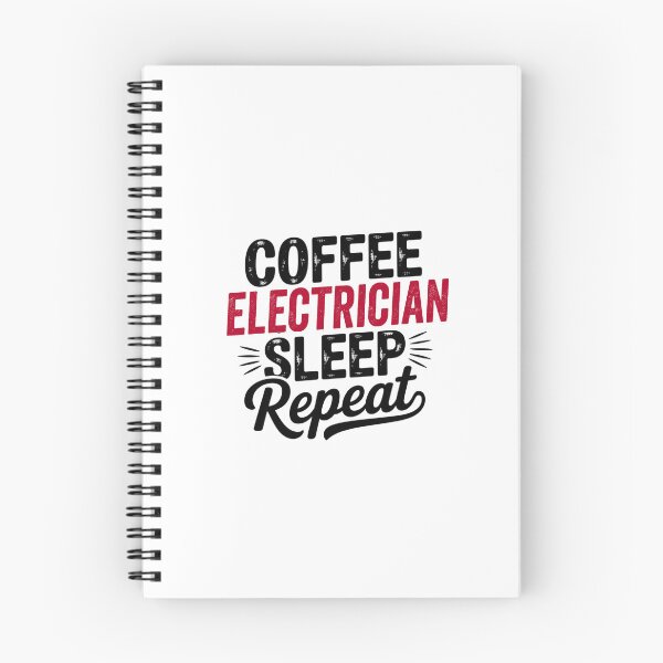 Item preview, Coffee Electrician Sleep Repeat - Funny Electrician Lover designed and sold by Watsonarts.