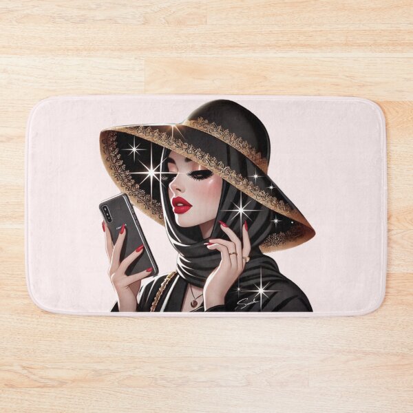 Item preview, Luxury Modest Style – Black Abaya with Elegant Hat designed and sold by Lulunza.