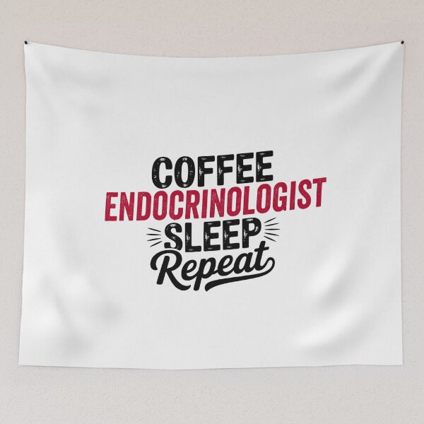 Item preview, Coffee Endocrinologist Sleep Repeat - Funny Endocrinologist Lover designed and sold by Watsonarts.