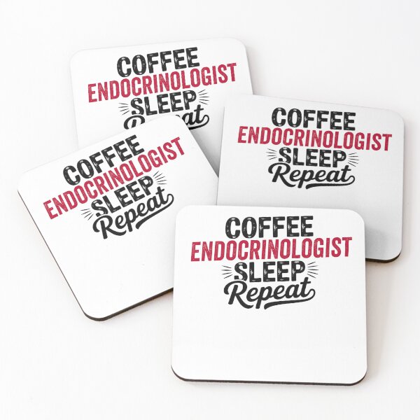 Item preview, Coffee Endocrinologist Sleep Repeat - Funny Endocrinologist Lover designed and sold by Watsonarts.