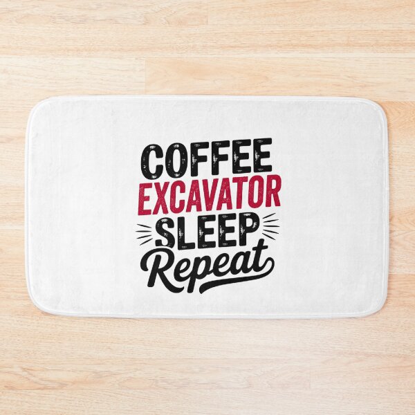 Item preview, Coffee Excavator Sleep Repeat - Funny Excavator Lover designed and sold by Watsonarts.
