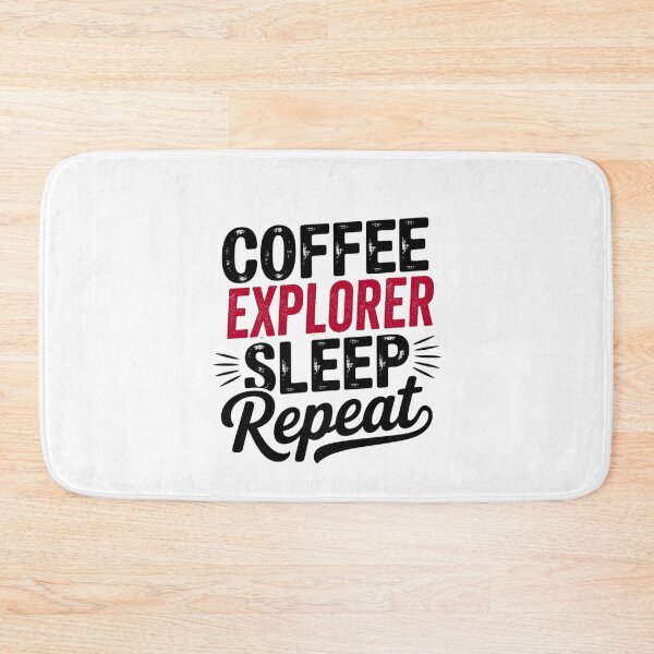 Item preview, Coffee Explorer Sleep Repeat - Funny Explorer Lover designed and sold by Watsonarts.
