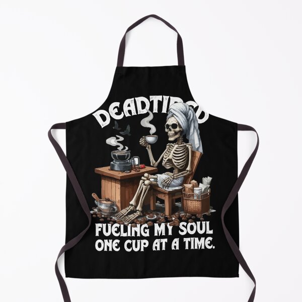 Item preview, Deadtired Skulls T-Shirt – Funny Gothic Design for the Eternally Exhausted designed and sold by Bigohobi.