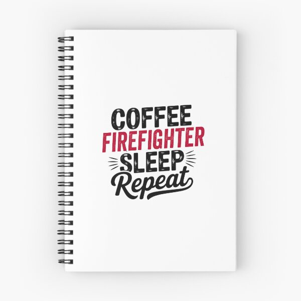Item preview, Coffee Firefighter Sleep Repeat - Funny Firefighter Lover designed and sold by Watsonarts.
