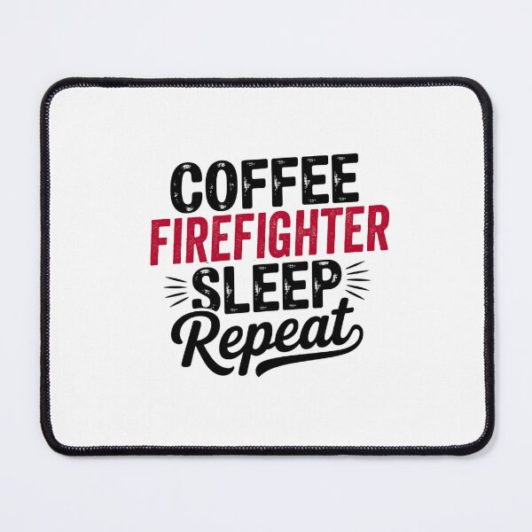 Item preview, Coffee Firefighter Sleep Repeat - Funny Firefighter Lover designed and sold by Watsonarts.