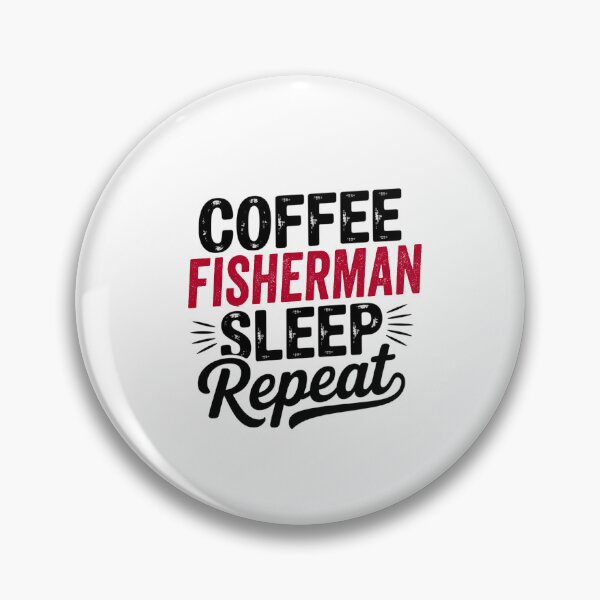 Item preview, Coffee Fisherman Sleep Repeat - Funny Fisherman Lover designed and sold by Watsonarts.