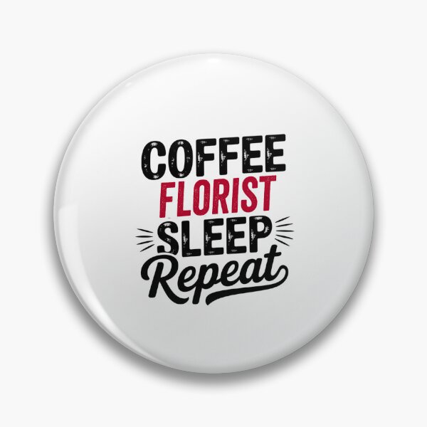 Item preview, Coffee Florist Sleep Repeat - Funny Florist Lover designed and sold by Watsonarts.